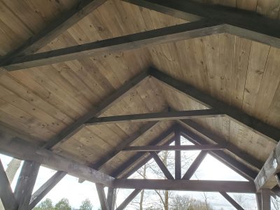 backyard deck project loudonville ohio