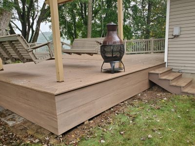 custom wood deck construction loudonville ohio