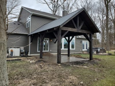 deck stairs and railing detail ohio