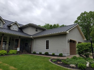 metal roofing on residential property ohio